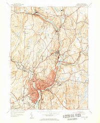 Download a high-resolution, GPS-compatible USGS topo map for Norwich, CT (1955 edition)
