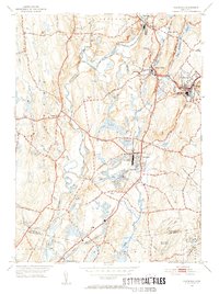 Download a high-resolution, GPS-compatible USGS topo map for Plainfield, CT (1955 edition)