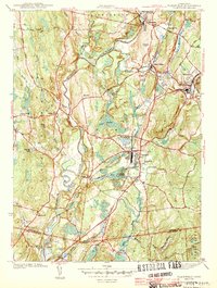 1943 Map of Plainfield