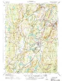 preview thumbnail of historical topo map of Windham County, CT in 1943