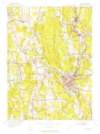 Download a high-resolution, GPS-compatible USGS topo map for Putnam, CT (1956 edition)