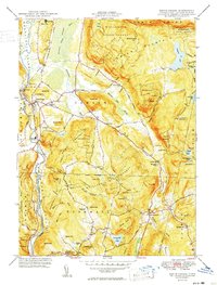 preview thumbnail of historical topo map of Litchfield County, CT in 1950