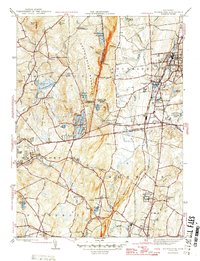 Download a high-resolution, GPS-compatible USGS topo map for Southington, CT (1946 edition)
