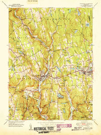 Download a high-resolution, GPS-compatible USGS topo map for Thomaston, CT (1951 edition)