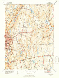Download a high-resolution, GPS-compatible USGS topo map for Torrington, CT (1951 edition)