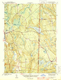 preview thumbnail of historical topo map of New London County, CT in 1943