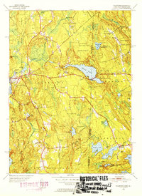 Download a high-resolution, GPS-compatible USGS topo map for Voluntown, CT (1954 edition)