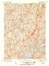 Download a high-resolution, GPS-compatible USGS topo map for Westford, CT (1953 edition)