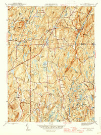 Download a high-resolution, GPS-compatible USGS topo map for Westford, CT (1945 edition)