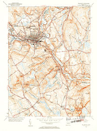 Download a high-resolution, GPS-compatible USGS topo map for Willimantic, CT (1954 edition)