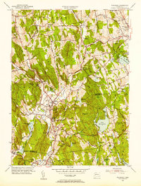 Download a high-resolution, GPS-compatible USGS topo map for Woodbury, CT (1956 edition)