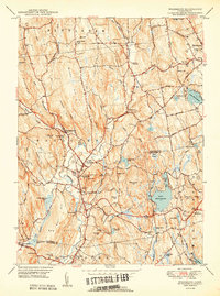 preview thumbnail of historical topo map of Litchfield County, CT in 1950
