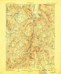 preview thumbnail of historical topo map of Cornwall, CT in 1903