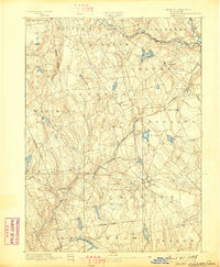 1892 Map of Gilead, 1898 Print