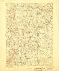 1892 Map of Gilead, 1905 Print
