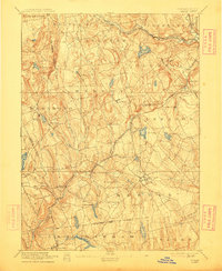 1892 Map of Gilead, 1912 Print