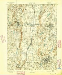 1893 Map of Meriden, CT