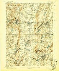 Download a high-resolution, GPS-compatible USGS topo map for Meriden, CT (1941 edition)