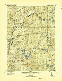 1920 Map of Moosup