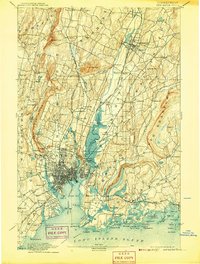 Download a high-resolution, GPS-compatible USGS topo map for New Haven, CT (1907 edition)