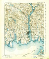 Download a high-resolution, GPS-compatible USGS topo map for New London, CT (1933 edition)