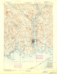 Download a high-resolution, GPS-compatible USGS topo map for New London, CT (1903 edition)