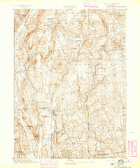 1893 Map of Bridgewater, CT
