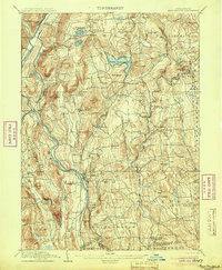 1904 Map of Bridgewater, CT
