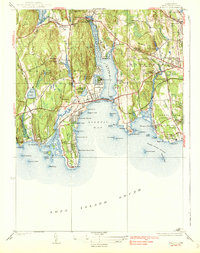 Download a high-resolution, GPS-compatible USGS topo map for Niantic, CT (1938 edition)