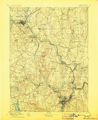 preview thumbnail of historical topo map of Norwich, CT in 1892