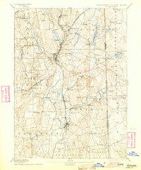1893 Map of Putnam, 1904 Print