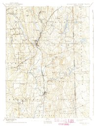 1893 Map of Putnam, 1941 Print