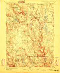 preview thumbnail of historical topo map of Litchfield County, CT in 1907
