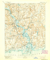 1893 Map of Saybrook, 1904 Print