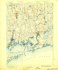 1889 Map of Stonington