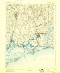 preview thumbnail of historical topo map of New London County, CT in 1893