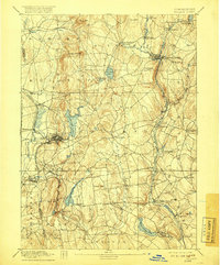 Download a high-resolution, GPS-compatible USGS topo map for Tolland, CT (1918 edition)