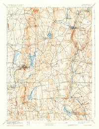 Download a high-resolution, GPS-compatible USGS topo map for Tolland, CT (1937 edition)