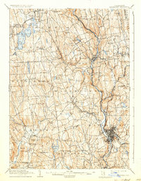 preview thumbnail of historical topo map of Waterbury, CT in 1904