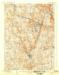 1892 Map of Torrington, CT, 1942 Print