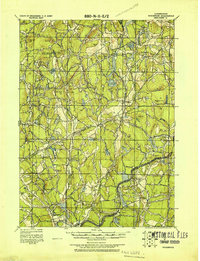 preview thumbnail of historical topo map of Windham County, CT in 1921
