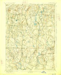preview thumbnail of historical topo map of Windham County, CT in 1892