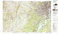 preview thumbnail of historical topo map of District of Columbia, United States in 1986
