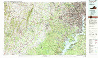 preview thumbnail of historical topo map of District of Columbia, United States in 1982