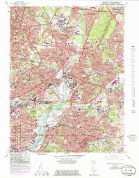 Download a high-resolution, GPS-compatible USGS topo map for Washington East, DC (1983 edition)