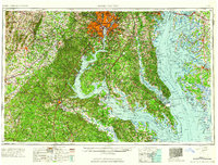preview thumbnail of historical topo map of Washington, VA in 1961