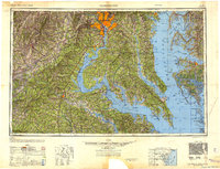 preview thumbnail of historical topo map of Washington, VA in 1948