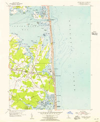 Download a high-resolution, GPS-compatible USGS topo map for Bethany Beach, DE (1956 edition)