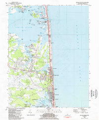 Download a high-resolution, GPS-compatible USGS topo map for Bethany%20Beach, DE (1984 edition)