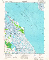 Download a high-resolution, GPS-compatible USGS topo map for Bombay Hook, DE (1965 edition)